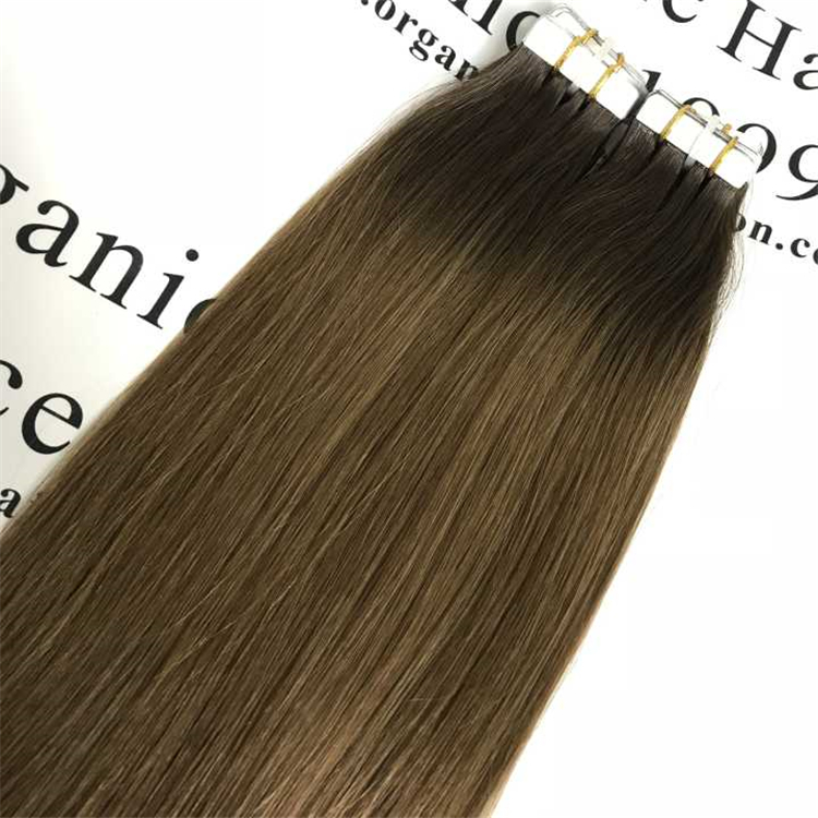 The balayage of tape in hair extensions H49